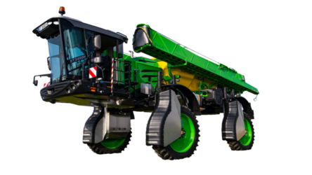 DAMMANN-trac DT 2400H S5 Highlander EcoDrive - Ein Selbstfahrer der Sonderklasse - von der Fahrerkabine aus flexibel verstellbar in Spur und Höhe